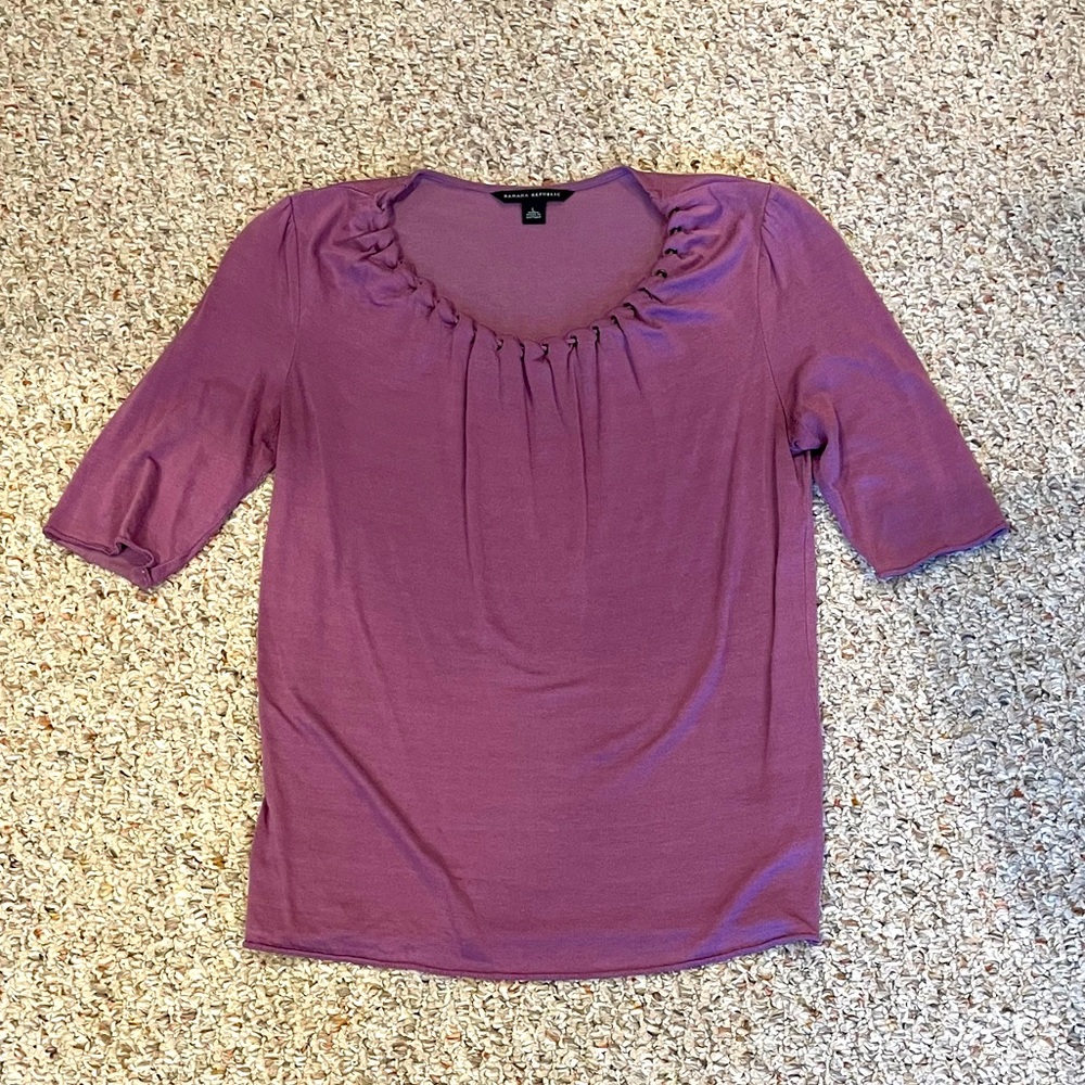 Banana Republic Purple Blouse